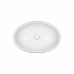 Раковина-чаша Qtap Leo 600х400х155 White с донным клапаном QT11117060GW