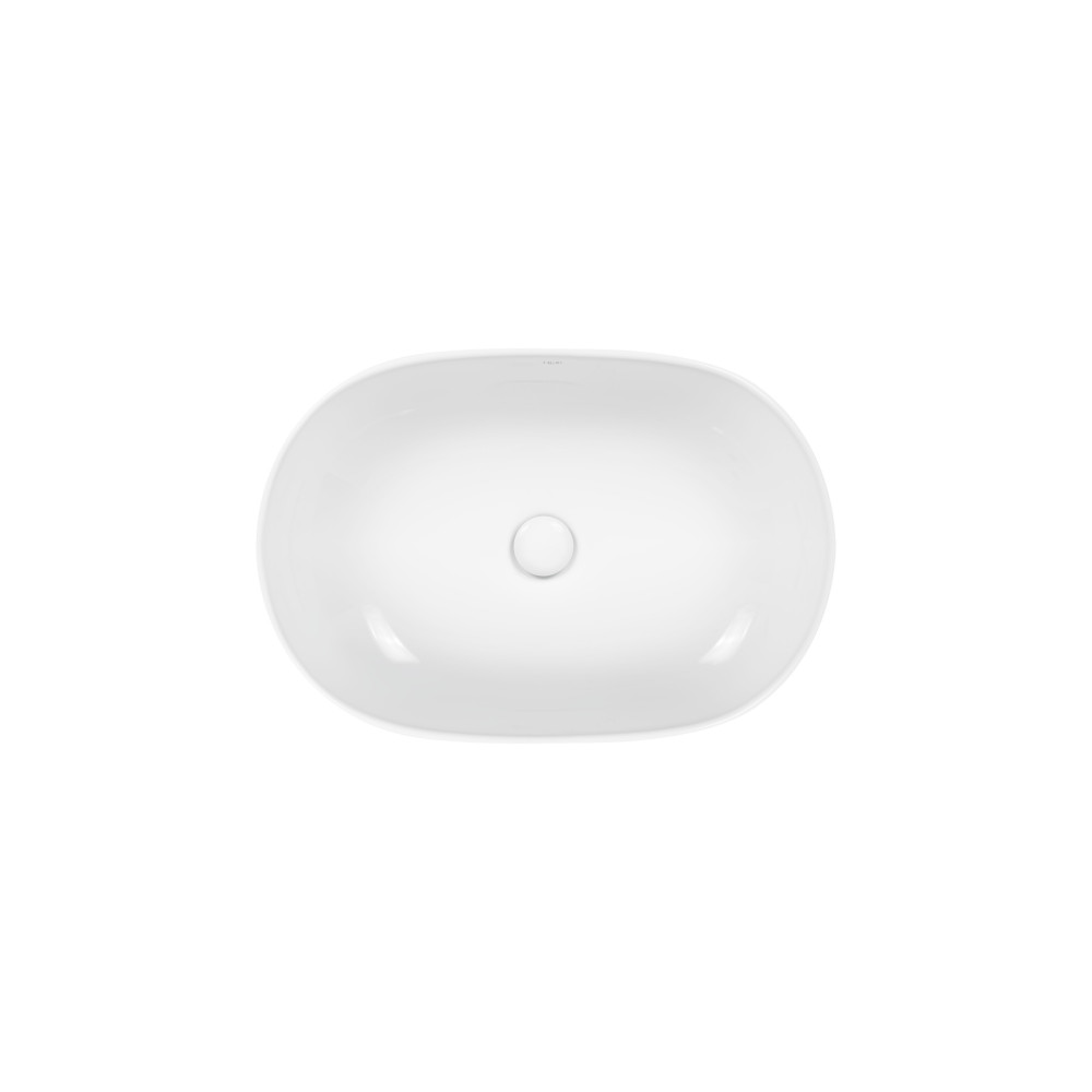 Раковина-чаша Qtap Cardinal 600х400х145 White с донным клапаном QT04117060IW