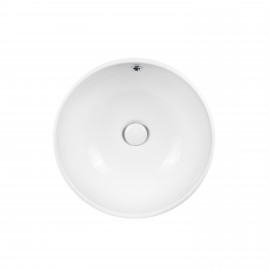 Раковина-чаша Qtap Amazon 430х430х160 White с донным клапаном QT02117043NW