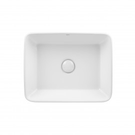 Раковина-чаша Qtap Tern 475х370х140 White с донным клапаном QT17112074W