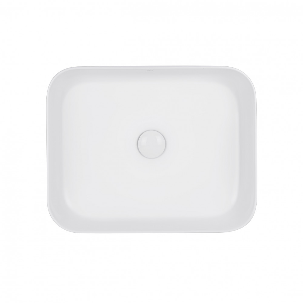 Раковина-чаша Qtap Tern 500x390x140 White с донным клапаном QT17112195W