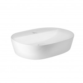 Раковина-чаша Qtap Scorpio 505x385x120 White с донным клапаном QT14112202W