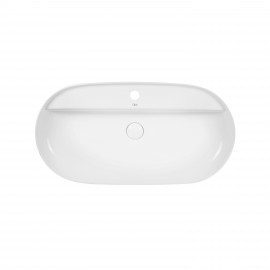 Раковина-чаша Qtap Scorpio 815х410х135 White с донным клапаном QT142203PW