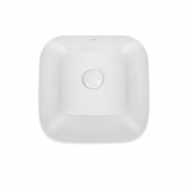 Раковина-чаша Qtap Scorpio 350х390х120 White с донным клапаном QT14112241W