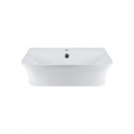 Раковина Qtap Virgo 485x410x125 White с донным клапаном QT18112258W