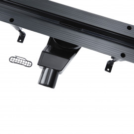 Трап Qtap Aries CRM70650304 щелевой с гидрозатвором и нержавеющей планкой