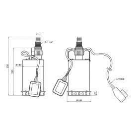 Насос дренажный Womar SGP550-6 0,55 кВт