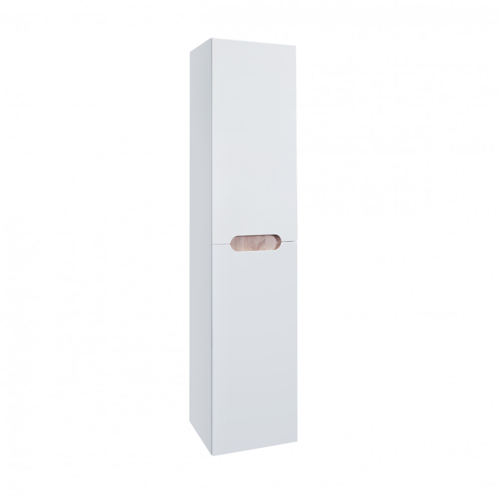 Пенал подвесной Qtap Virgo 350х1600х316 White/Whitish oak QT1876PP1651RWWO