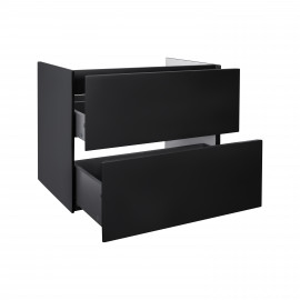 Тумба подвесная Qtap Tern 700х580х437 Matt black QT1774TPL702MB