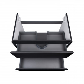 Тумба подвесная Qtap Tern 700х580х437 Matt black QT1774TPL702MB