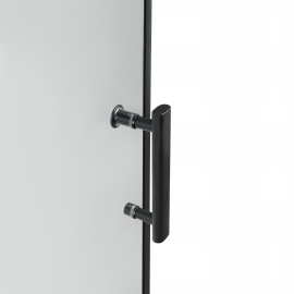 Душевой бокс Lidz Majatek SB90x90.BLA.LOW.TR, стекло прозрачное 5 мм без поддона