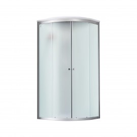 Душевой бокс Lidz Tani SB80x80.SAT.LOW.FR, стекло Frost 4 мм без поддона