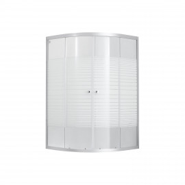 Душевая кабина Lidz Wieza SC90x90.SAT.MID.L, стекло Linie 4 мм без поддона