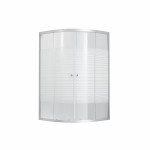 Душевая кабина Lidz Wieza SC80x80.SAT.LOW.L, стекло Linie 4 мм без поддона