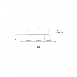 Контргайка-шайба SD Plus 3/4