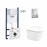 Набор инсталляция 4 в 1 Grohe Rapid SL 3884000G + унитаз с сиденьем Qtap Scorpio QT1433053ERW