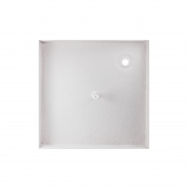 Набор Lidz душевая кабина Wiezak SC80x80.SAT.LOW.L, стекло Linie 4 мм + поддон Mazur