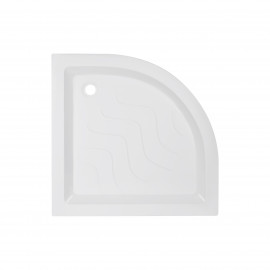 Набор Lidz душевая кабина Wieza SC80x80.SAT.LOW.L, стекло Linie 4 мм + поддон Kupala