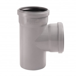 Тройник ПВХ канализационный 110, 90°
