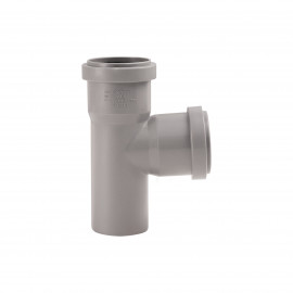 Тройник ПВХ канализационный 50, 90°