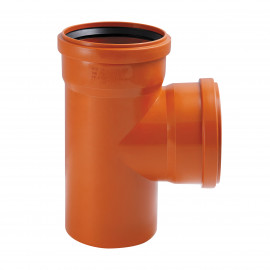 Тройник ПВХ канализационный 110, 90°