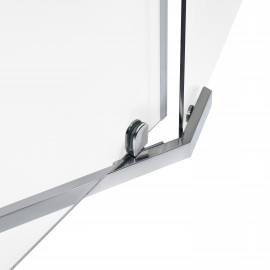 Набор Lidz душевая кабина Dozorca SC90x90.CRM.LOW.TR, стекло прозрачное 6 мм + поддон Diament