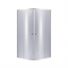 Набор Lidz душевая кабина Latwa SC80x80.SAT.LOW.GR, стекло тонированное 4 мм + поддон Kupala