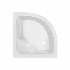 Набор Lidz душевая кабина Latwa SC90x90.SAT.HIGH.GR, стекло тонированное 4 мм + поддон с панелью Kupala