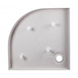 Набор Qtap душевая кабина Presto WHI1099AP5 Pear 1970x900x900 мм + поддон Robin 309912C 90x90x12 см с сифоном