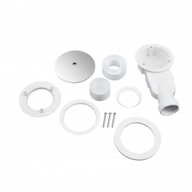 Набор Qtap душевая кабина Presto New CRM1099SC5 Clear 2020х900х900 мм + поддон Tern 309912C 90x90x12 см с сифоном