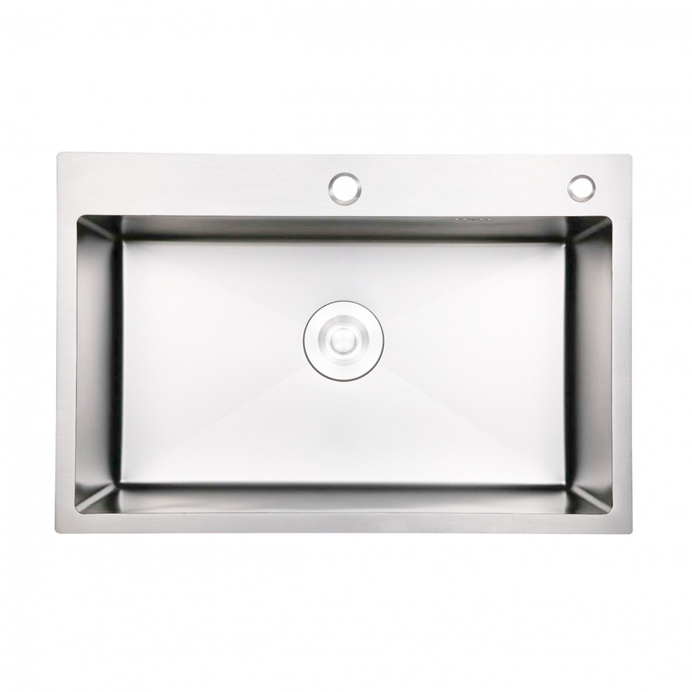 Кухонная мойка Lidz H6050G 3.0/0.8 мм Brush Grey (LDH6050GPVD3008)