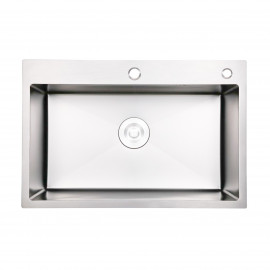 Кухонная мойка Lidz H6050G 3.0/0.8 мм Brush Grey (LDH6050GPVD3008)