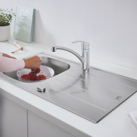 Набор Grohe мойка кухонная K200 + смеситель Eurosmart 31565SD1