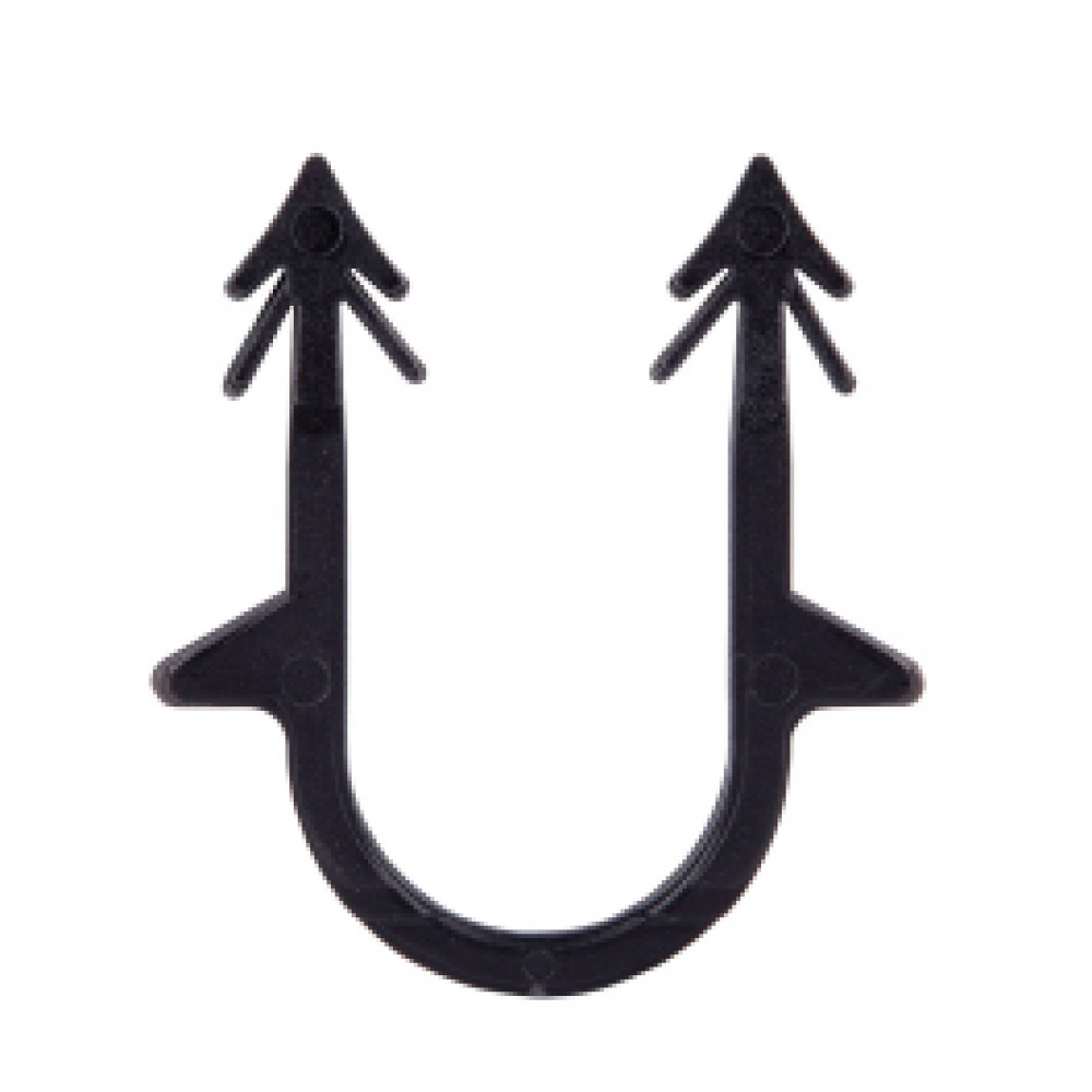 Скоба якорная Thermo Alliance для пола, черная (пачка 100 шт.)