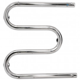 Водяной полотенцесушитель Laris Змеевик 30 РС3 500 х 500 с 2-мя полками 1/2''