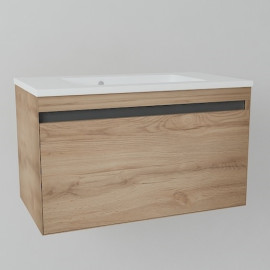 0020120L UP Тумба 60 з раковиною, світлий дуб