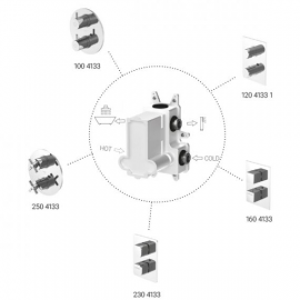010 4140 Внутренняя часть термостата на 2 функции