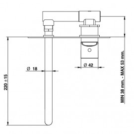 096900000 Внутренняя часть смесителя для раковины