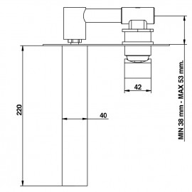 09729 Внутренняя часть смесителя для раковины