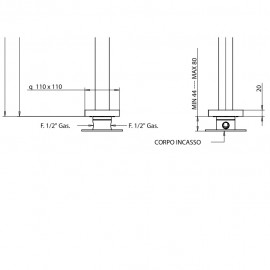 09744 Внутренняя часть смесителя для ванны