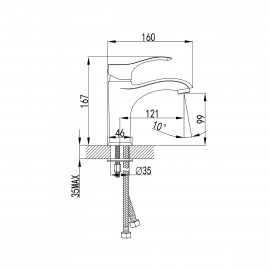 10110025 SOFT Смеситель д/раковины