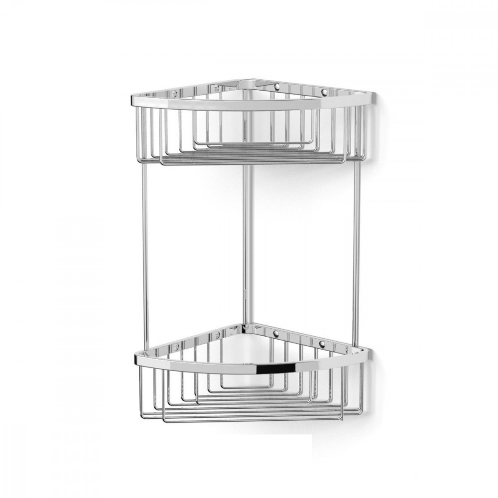 2770262 Полочка для душа двойная угловая, хром