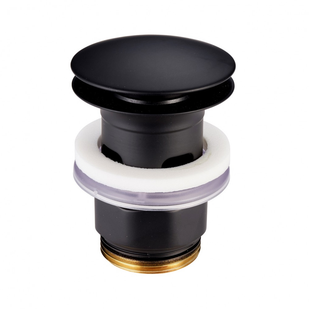 13140B ART Донный клапан черный матовый