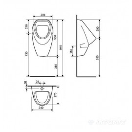 APOLLO  A101  Уринал