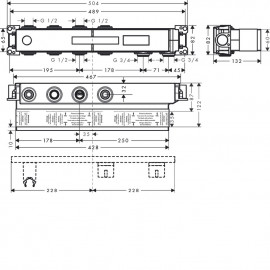 15310180 RainSelect Внутренняя часть термостата на 2 функции