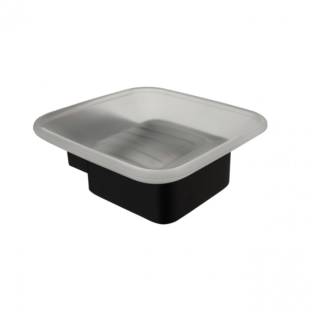 1620160B CITY Мыльница, черная матовая