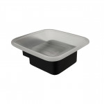 1620160B CITY Мыльница, черная матовая