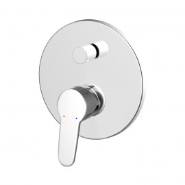 19126101 HOTEL LINE Душевая система скрытого монтажа, хром (E-BOX+смеситель+верхний душ+душевой шланг+шланговое подключение+ручной душ с держателем)