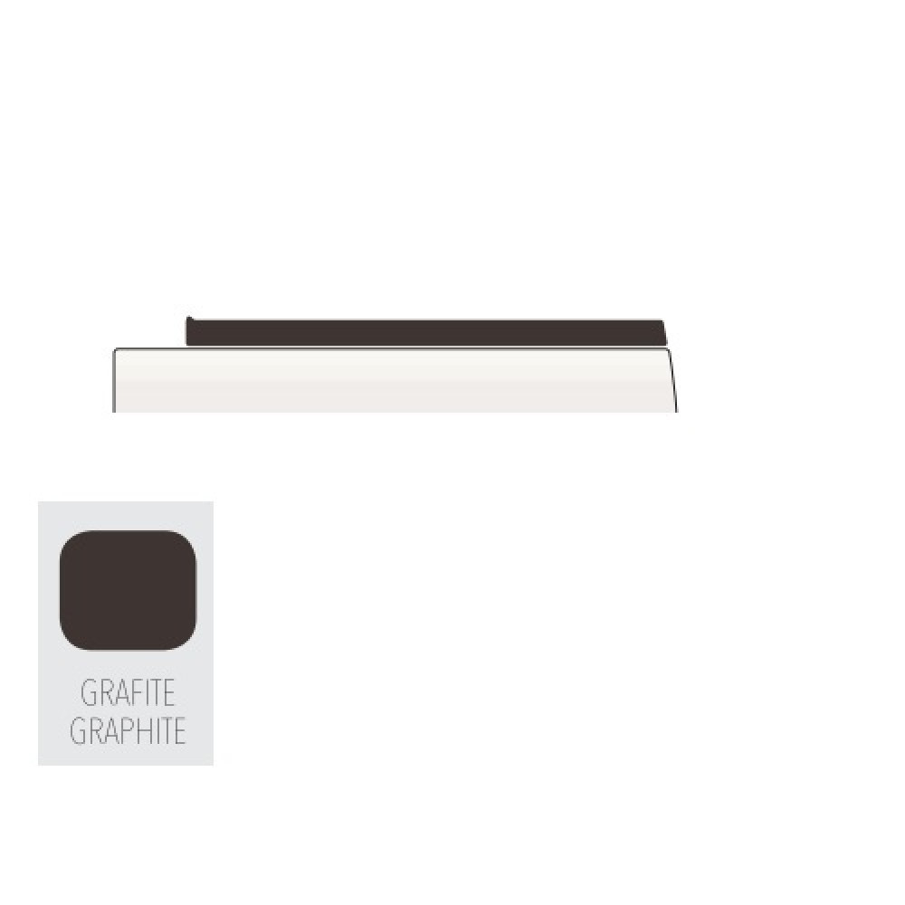 FGCW03 FLAG Крышка для унитаза с soft-close петлями и quick-release функцией, GRAFITE