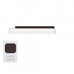 FGCW03 FLAG Крышка для унитаза с soft-close петлями и quick-release функцией, GRAFITE